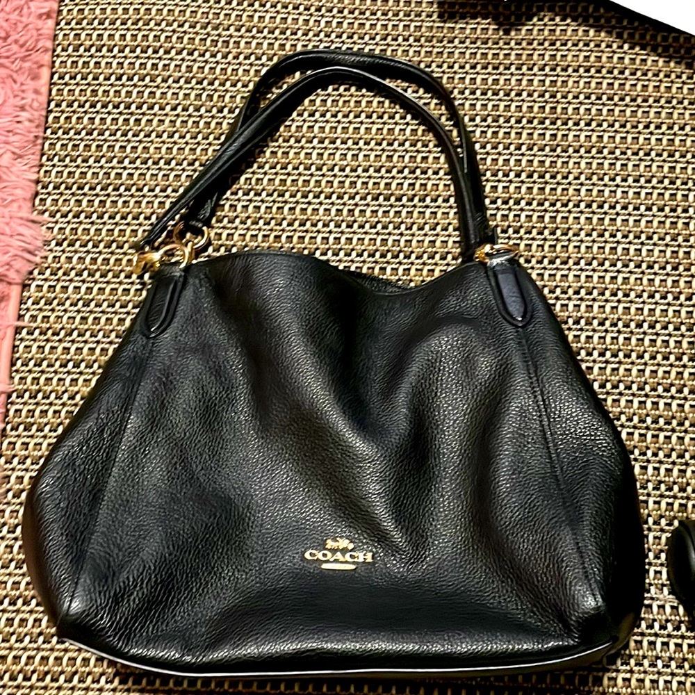 Gently used Coach Hallie shoulder bag